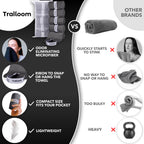 Trailoom Microfiber Workout Towels - Quick Dry, Highly Absorbing, Odor-Free, for Men & Women - Gym Sweat Sports Towel for Hot Yoga, Tennis, Running, Exercise, Working Out, Camping, Set of 5 Dark Gray