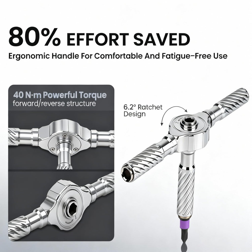 VMAN Ratchet Screwdriver Set, 100 in 1 magnetic Screwdriver sets, S2 Steel Bits, DIY Combination Flexible Shaft, Suitable for Furniture Assembly, Precision Electrical Appliance Repair, Bicycle Tools