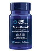 Life Extension MacuGuard Ocular Support with Saffron & Astaxanthin – Eye Health Supplement for Healthy Vision – with Lutein, zeaxanthin, Meso-zeaxanthin – Gluten-Free, Non-GMO – 60 softgels