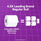 Cottonelle Ultra Soft Toilet Paper, 12 Family Mega Rolls = 54 Regular Rolls