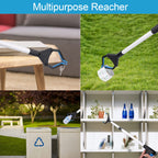Grabber Reacher Tool, 34" Grabbers for Elderly, Lightweight Extra Long Handy Trash Claw Grabber, Mobility Aid Reaching Assist Tool for Trash Pick Up, Nabber, Litter Picker, Arm Extension (34"Blue)