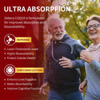 CoQ10-600mg-Softgels - Extra Strength Coenzyme Q10 with PQQ, Omega-3 & BioPerine - High Absorption CoQ10 Supplements Antioxidant (Ubiquinone) for Heart Health & Energy Production, 120 Softgels