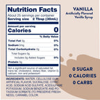 Jordan's Skinny Mixes Sugar Free Coffee Syrup, Vanilla Coffee Flavoring Syrup, Zero Calorie Drink Mix, Lattes, Baking, Protein Shake or Cocktail, Dairy & Gluten Free, Kosher, 25.4 Fl Oz, 2 Pack