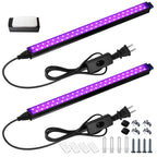 Barrina Black Light Bar, 10W 1FT Magnetic LED Black Lights for Glow Party