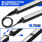 Barrina Black Light Bar, 10W 1FT Magnetic LED Black Lights for Glow Party