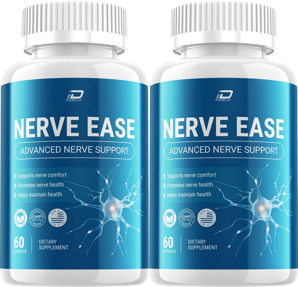 Nerve Ease Capsules – NerveEase Pills Advanced Formula Maximum Strength Natural Blend, Reviews - 2 Pack - 120 Capsules