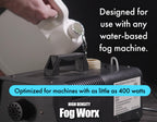 FogWorx Extreme High Density Fog Juice - Quart – 32 Fluid Ounces of Long Lasting, High Output, Odorless Water Based Machine Fluid for 400 to 1500 Watt Machines