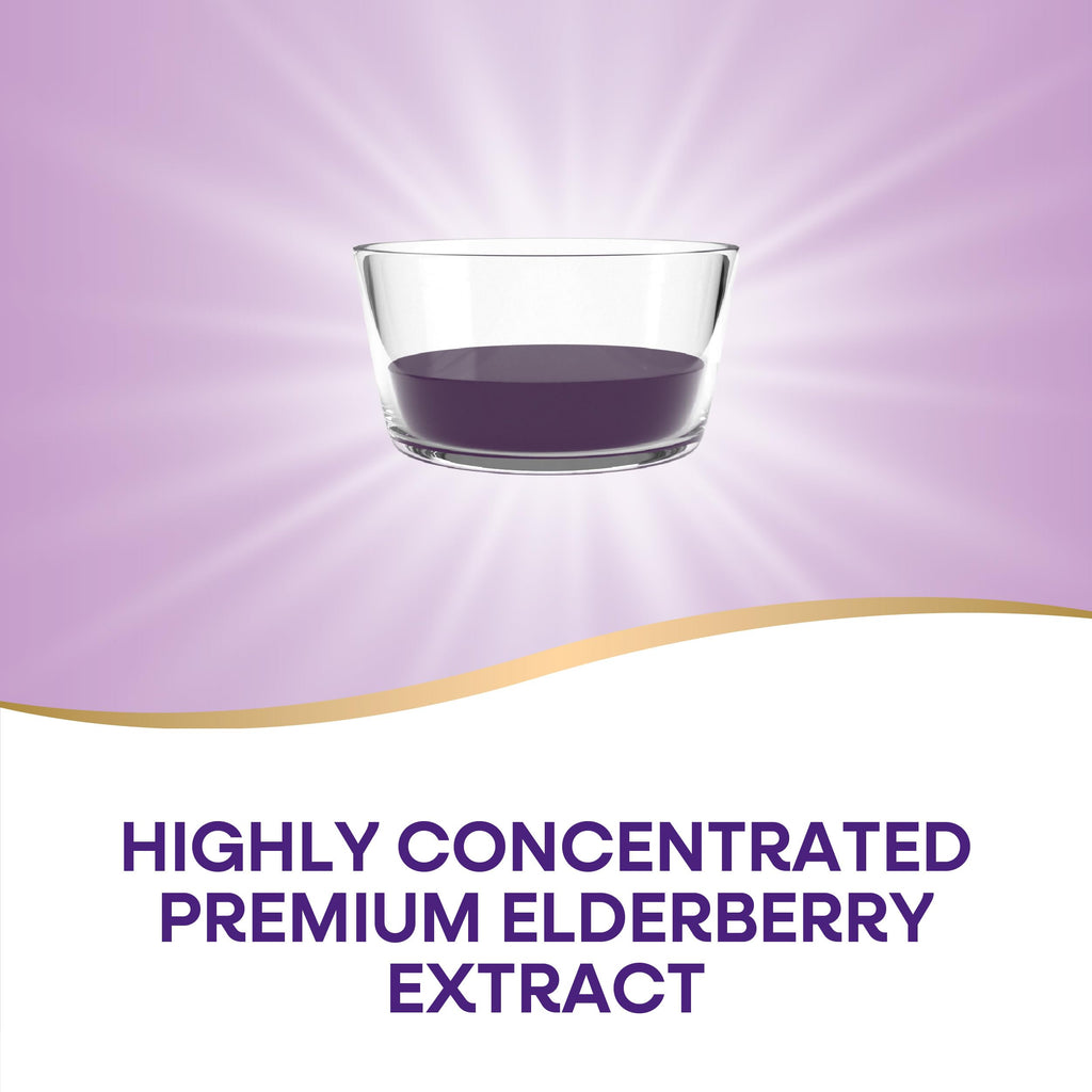 Nature's Way Sambucus Immune Elderberry Syrup, Elderberry extract, Vitamin C and Zinc with Propolis & Echinacea for Immune Support*, with Superfood Antioxidants(1), 8 Fl Oz (Packaging May Vary)