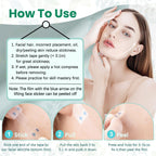 Face Neck Tape Lifting Invisible,Face Lift Tape, Instant Facelift Tape,Makeup V-Edge Face Patches,Necks Less Strip for Women Turkey Neck,Jowl,Eye,Loose Skin,Wrinkle,Double Chin (1 Count (Pack of 172))