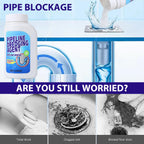 Pipeline Dredging Agent, 350ml Drain Clog Remover Agent,Kitchen Unblocker, Powerful Pipe Unclogger Powerful Sink And Drain Cleaner Powder for Kitchen Quick Cleaning (2Pcs)