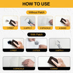 Drywall Repair Kit, 12.2oz Wall Patch Repair Kit, Spackle Wall Repair with Wall Patches/Sanding Sponge/Putty Knife/Scrapers/Gloves, Wall Mending Agent, Wall Surface Hole Fill Quick and Easy Solution