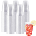 SIUQ 600 Pack 9 oz Plastic Cups, Clear Disposable Plastic Water Cups Bulk