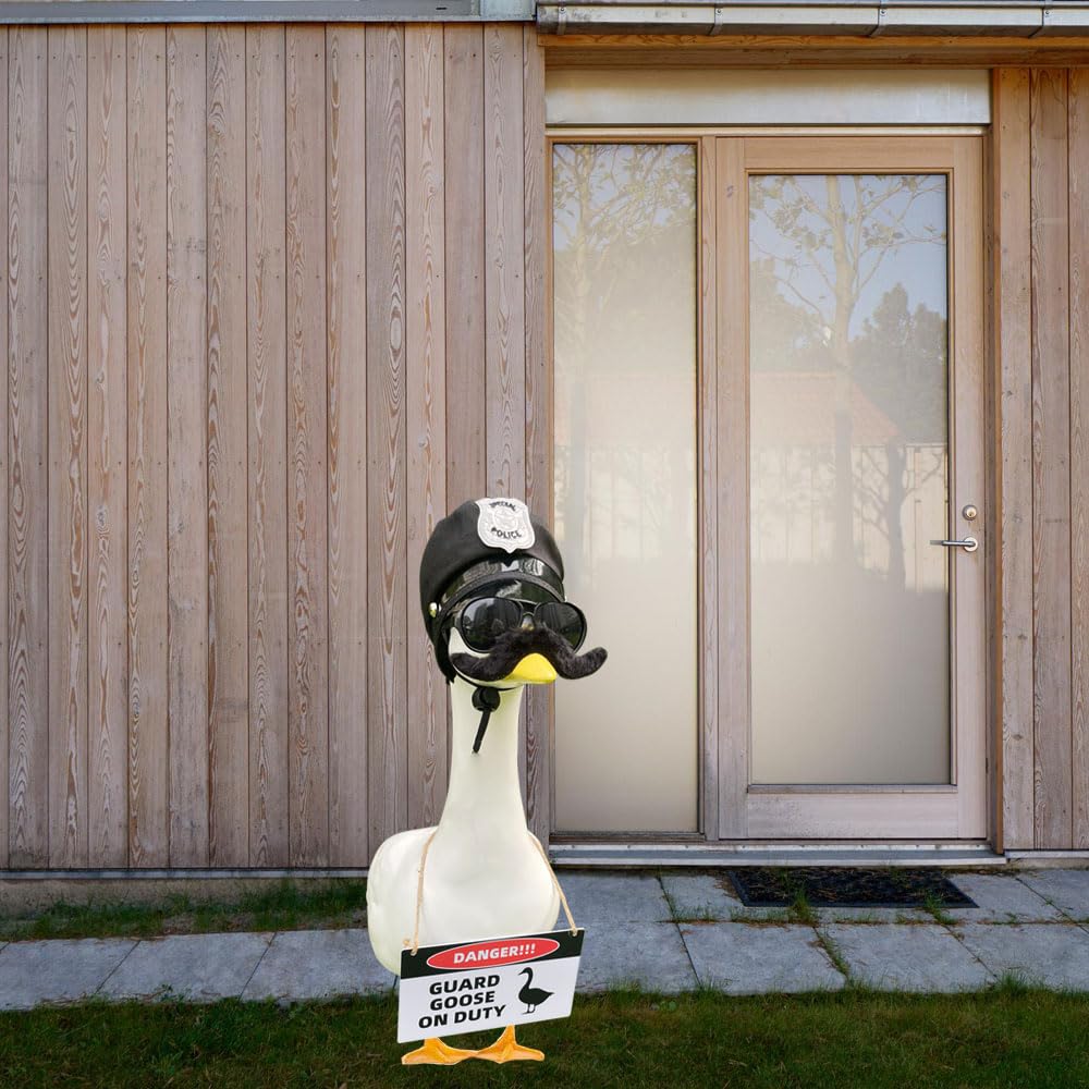 ZANOLY 9pcs Goose Outfit,Porch Goose Outfits,Lawn Goose Statue Costume