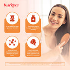 MaryRuth's Multivitamin + Hair Growth Gummies | with Lustriva® | Biotin 10000mcg | B Vitamins | Formulated for Thicker Hair, Wrinkles, Fine Lines, Skin Care | Ages 18+ | 30 Servings