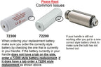 Medical Depots Replacement for Welch Allyn 72200 3.5V Rechargeable Battery