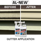 AL-NEW Outdoor Cleaner Combo Pack of 2 | Versatile Outdoor Cleaner Perfect For Use On Vinyl Siding, Composite Decking, Wood Fences, Outdoor Patios, Gutters, & More (Outdoor Cleaner Hose-End Combo Pack)