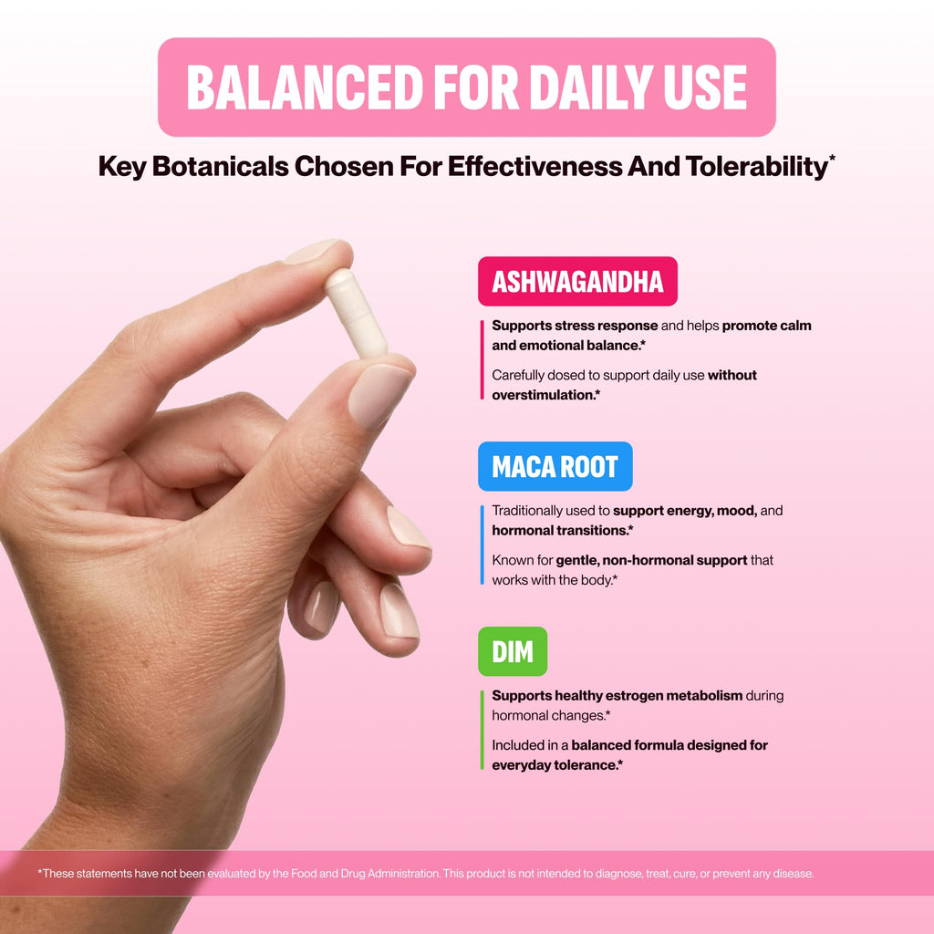 Wellanova Hormone Harmony for Women – Natural Hormonal Balance Support for Menopause & Perimenopause – Hot Flashes, Mood Swings, Cravings, Bloating Relief – 60 Capsules