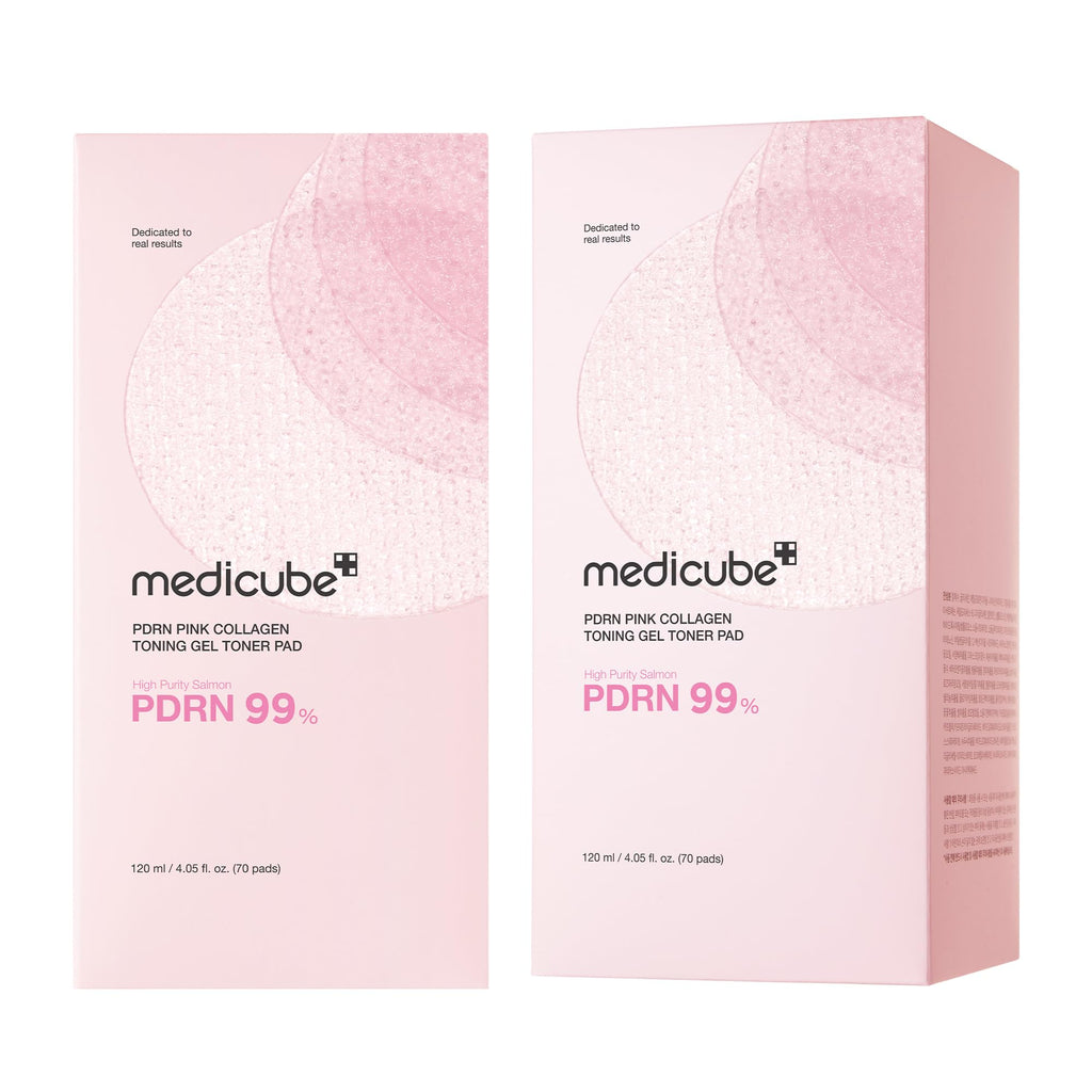medicube Toner Pads Salmon DNA PDRN Pink Collagen Jelly Pad for Soothing