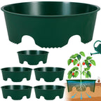 6PCS 12 Inches Plant Rings for Outdoor Plants, Plant Rings, Planting Ring