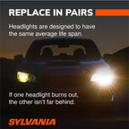 SYLVANIA H11 XtraVision Halogen Headlight Bulb, High or Low Beam, 2 Bulbs