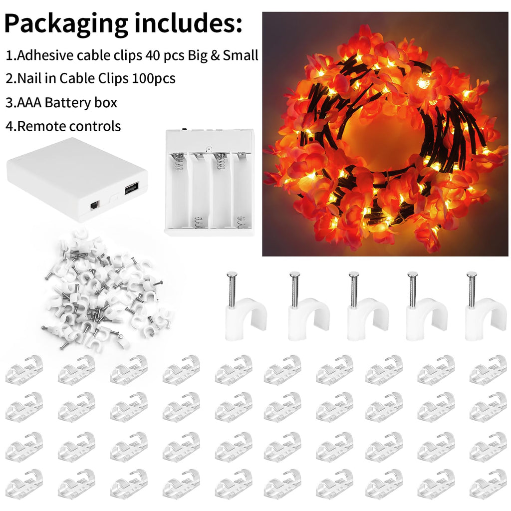 7.55FT 144LED Pink Cherry Blossom Tree Branch Lights for Wall Battery Box
