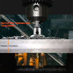 4-3/4" TCT Hole Saws for Hard Metal, Heavy Duty 120mm Tungsten Carbide Tipped Hole Cutters Set with Spring-Loaded Pilot Drill Bits for Stainless Steel, Metal, Iron, and Plastic.
