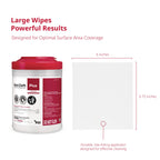 Sani-Cloth Plus Hard Surface Disinfectant Wipe, 160 Count, Q89072 - Case of 12 = 1920 Wipes