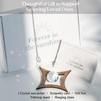 Sympathy Gifts for Loss of Loved One, Crystal Rainbow Maker Suncatcher | Memorial, Grief, Remembrance, Bereavement, Condolence Gift for Mom, Dad, Women, Men, Miscarriage, Funeral | Sorry for Your Loss
