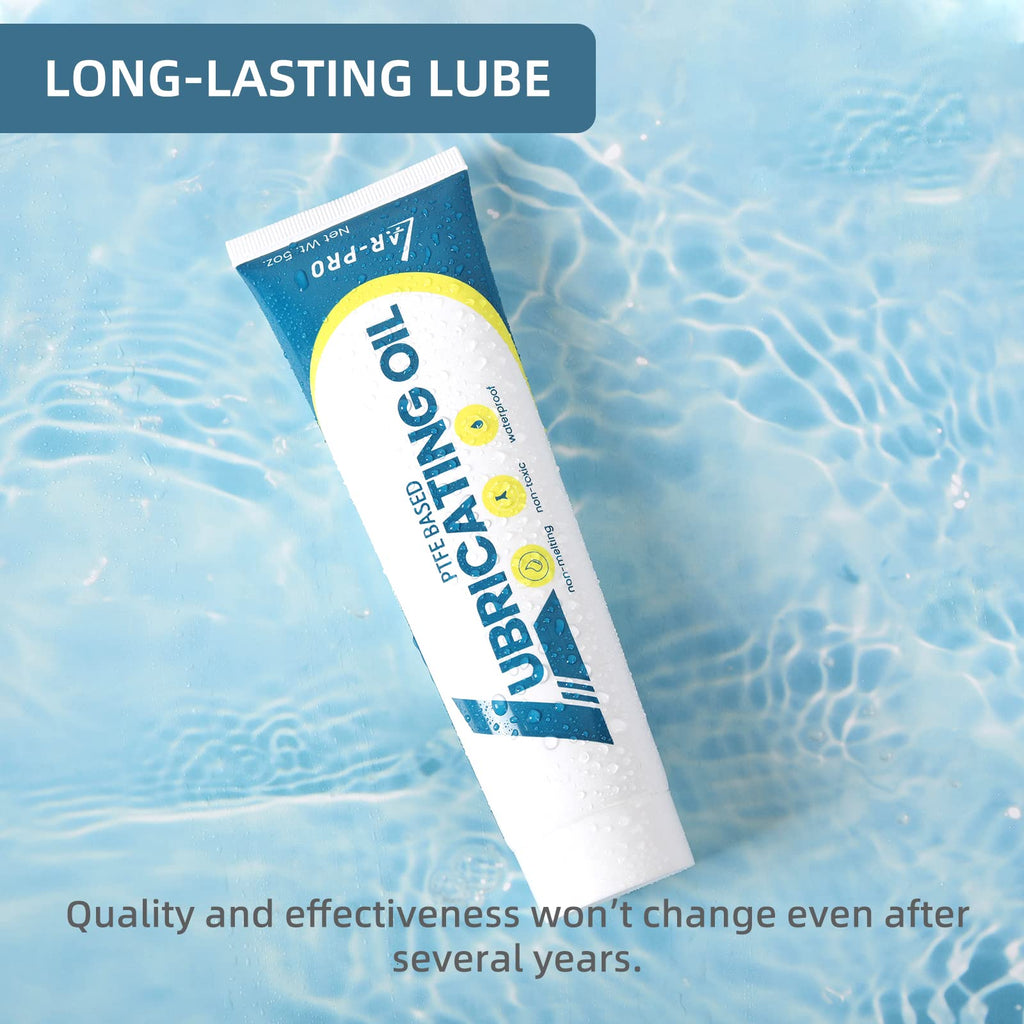 (2-Pack) AR-PRO 5oz General-Purpose Swimming Pool O-Ring Lubricant, Long-Lasting Lube for Pool O-Rings and Gaskets - Industry Standard Teflon-Based Lubricant and Sealant