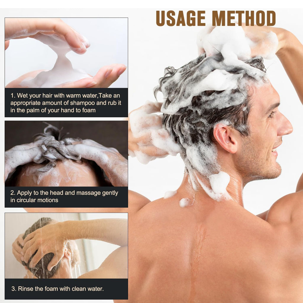 2PCS Root Activator Shampoo, Hair Growth Root Activator Shampoo, for Smooth and Strong Hair Restoration