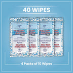 Premium Formulations Shower Solutions - Adult Bathing Wipes, Extra Large and Extra Thick (40 wipes (4 Pack))