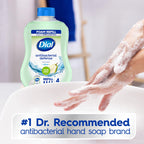 Dial Antibacterial Defense Foaming Hand Soap + Aloe, Fresh Pear Scent, 30 Fl Oz Hand Soap Refill (Pack of 4), Dermatologist-Tested, Gentle on Skin