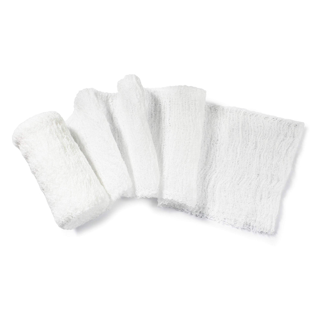 MED PRIDE Sterile Krinkle Gauze Roll,6-Ply Cotton,4.5 in x 4.1 yd,12-Pack