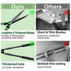 29.5" Hedge Shears,Professional Pruning Shears For Gardening,Sharp Hedge Clippers Handheld With Comfort Grip Handles,Carbon Steel Garden Clippers Handheld for Precise Trimming Gardening Tools
