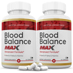 Justified Laboratories Blood Balance Max - 60 Capsules, Pack of 2 - Advanced Circulatory Support Formula with a Blend of Herbs & Vitamins - 60 Servings