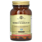 Solgar One Daily Women's Multi 50+ Whole Body Support for Women 50 and Older - Highly Absorbable Heart, Bone & Breast Health, Energy, Stress, Hair Skin & Nails Multivitamin, 60 Vegan Capsule Servings