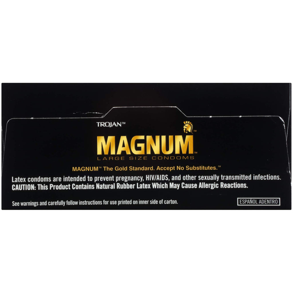 TROJAN Magnum Lubricated Large Condoms, 36 Count Pack