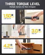 Fanttik S1 Pro Electric Screwdriver, Power Screwdriver with16 S2 Steel Bits, 3 Torque Settings, Max 6 N.m, 2000mAh Battery, LED Light & 1/4''Hex, Ideal Tool for Furniture & Gaming PC