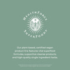 HEALTHFORCE SUPERFOODS Vitamineral Green - Mineral Supplement for Immune & Thyroid Support - Green Powder Supplement with Ingredients from The Land - Gluten-Free & Vegan - 120 Capsules