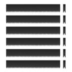 Landscape Edging Kit - 40" L x 6" H Each (20ft Total) Galvanized Bendable Metal Garden Edging for Lawn Yard- No-Dig Hammer-in Heavy Duty Metal Edging Border with 6 Clips