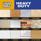 LIQUID NAILS LN-903G Heavy Duty Construction Adhesive (Low VOC) (1-Gallon)