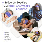 BeHoomi 20Packs Steam Eye Mask, Heated Eye Mask Warm Compress for Eyes, Disposable Self Heating Steam Mask for Home, Sleep, Spa, Travel Essentials & Relaxation Gifts, Valentine's Day Gifts (Lavender)