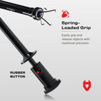 NoCry Magnetic Flexible Claw Grabber Pickup Tool with Bright LED Light - 27.7in Long Magnetic Pickup Tool, Retractable Claw Grabbing Tool, Magnetic Grabber Tool with 5lb Pull Strength Pick Up Tool