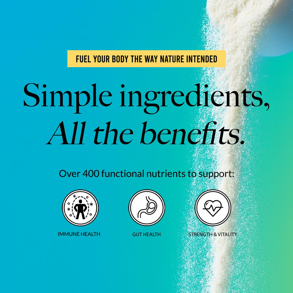 NAKED Colostrum Powder – 100% Grass-Fed Bovine Colostrum Supplement from US Farms | Tested at 20%+ IgG | Gut Health, Immunity, Recovery & Skin Support - 150 Servings