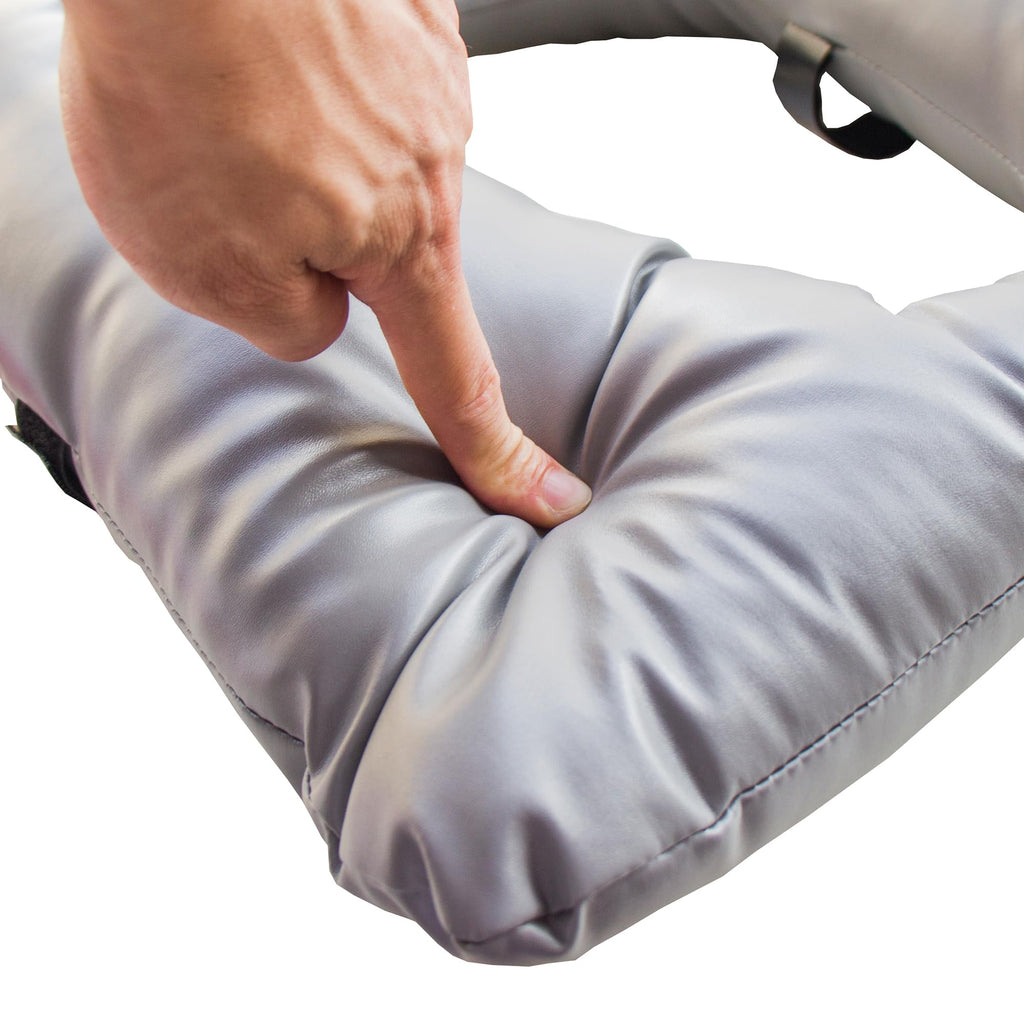 ZXMOBY Bedside Soft Commode seat Cushion, Thick Pad PU Cover with Fixing Straps for Commode Chair, Washable Toilet Seat Cushion Warmer for Elderly Adults
