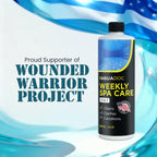 AquaDoc 3 in 1 Hot Tub Weekly Care - Concentrated Spa Water Conditioning Treatment to Help Reduce Residue, Improve Water Appearance, Enhance Comfort - Hot Tub Chemicals Made in USA - 8 oz