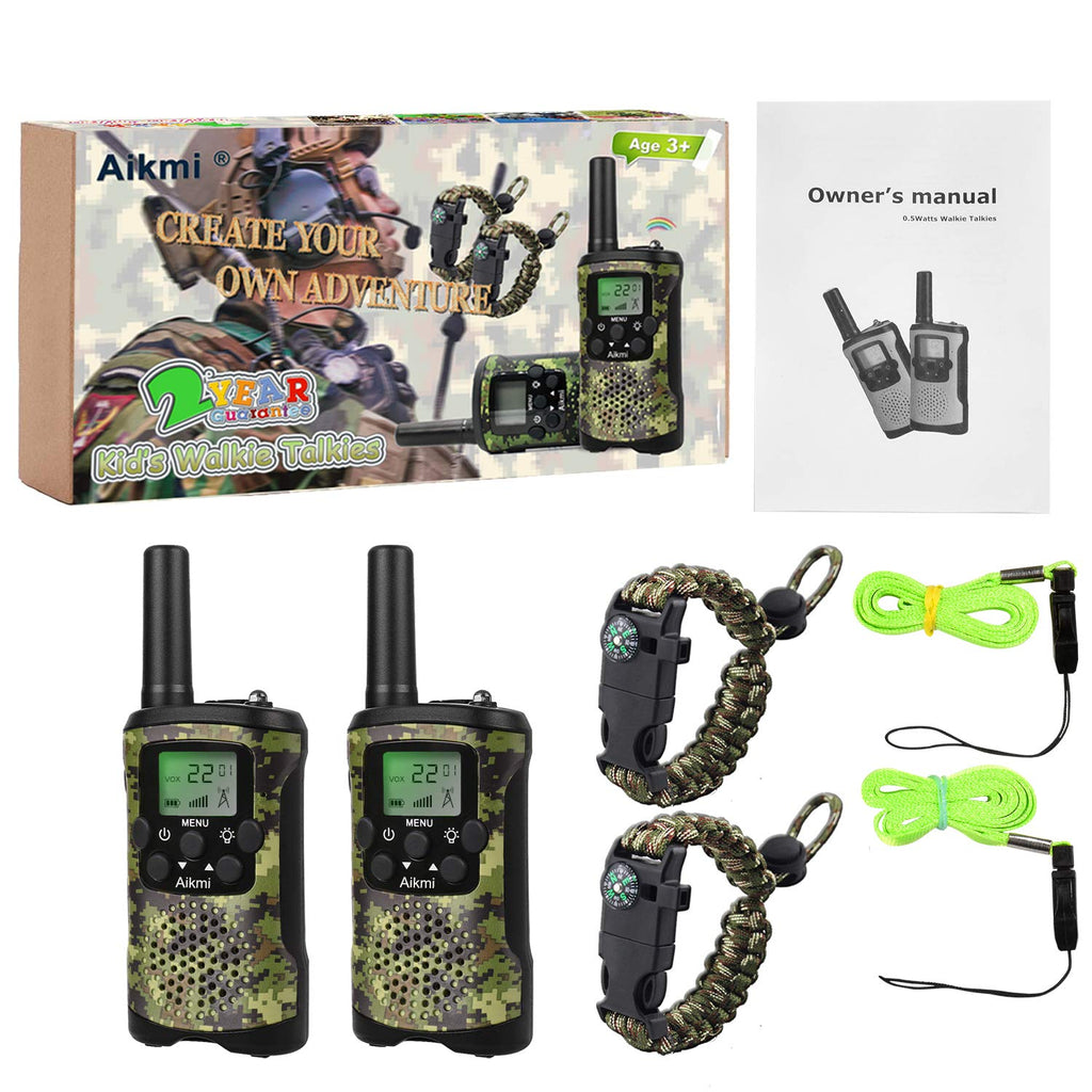 Aikmi Walkie Talkies for Kids Outdoor Toys, Gift Boys Girl