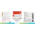 WELLNESS EXTRACT Eannatto Tocotrienols Vitamin E Supplements Tocopherol Free, Non-GMO, Gluten Free & Antioxidant (125MG 30 Softgels)