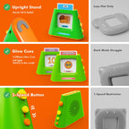 Teeniewins Talking Flash Cards for Toddlers: Self-standing & Dual-Speed Learning Toys with 448 Sight Words - Speech Therapy Toys for Autism Montessori Education - Birthday Gifts for Boys Girls Sensory