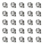 ZIPCCI 30 Pcs Hose Clamp Assortment Kit, 7 Sizes Worm Gear Hose Clamps Stainless Steel for Fuel Line, Pipe, Radiator, Tube and Fuel Line (1/4 to 2 inches)